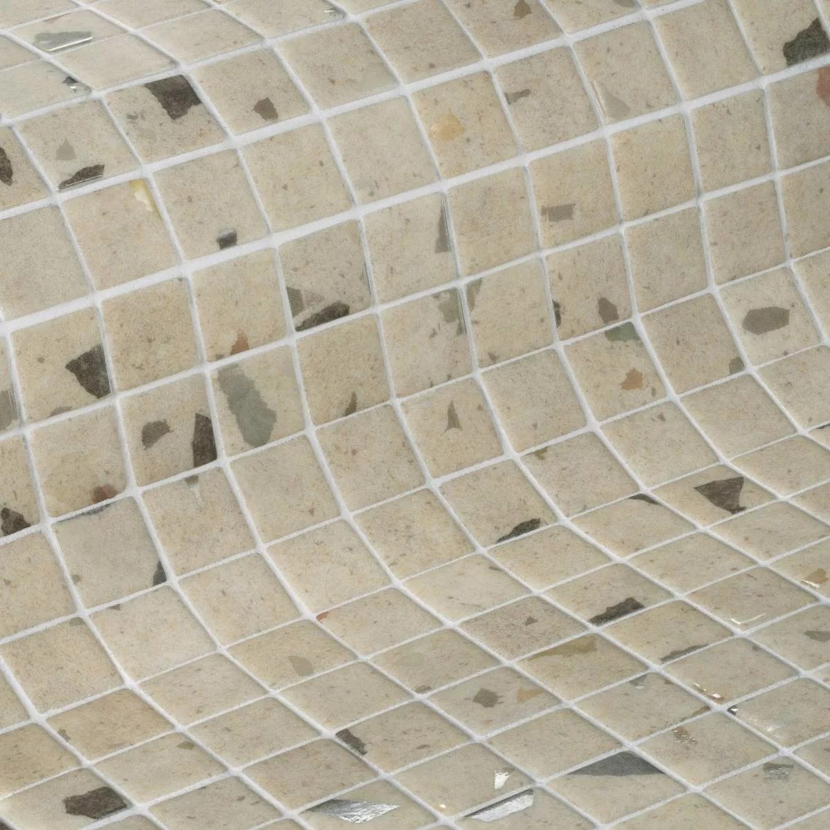 Стеклянная мозаичная смесь Ezarri Terrazzo Clay 25